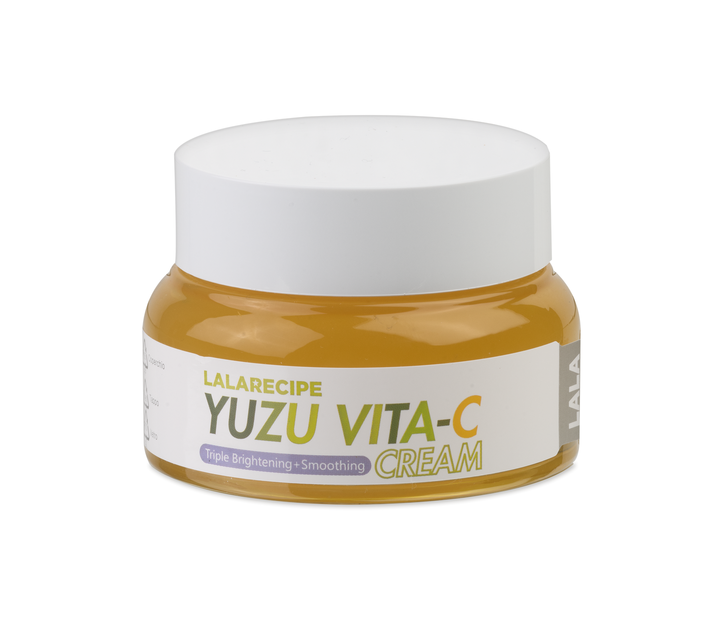 Texture soffice e idratante della crema viso allo Yuzu per una pelle radiosa.