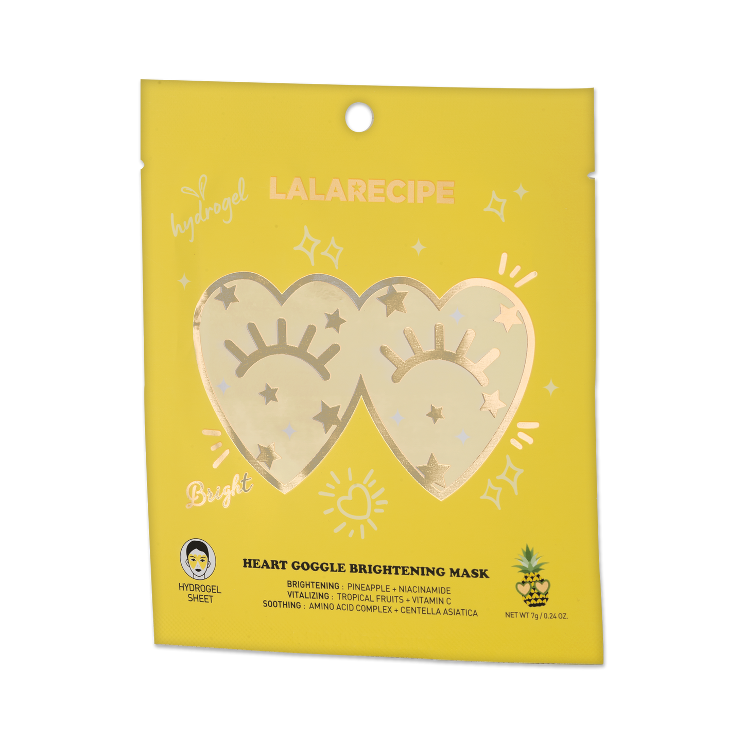 Heart Goggle Brightening Mask