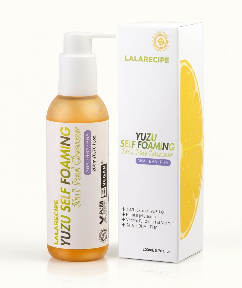 Yuzu Vita-C Self Foaming - Detergente, Peeling e Scrub Illuminante