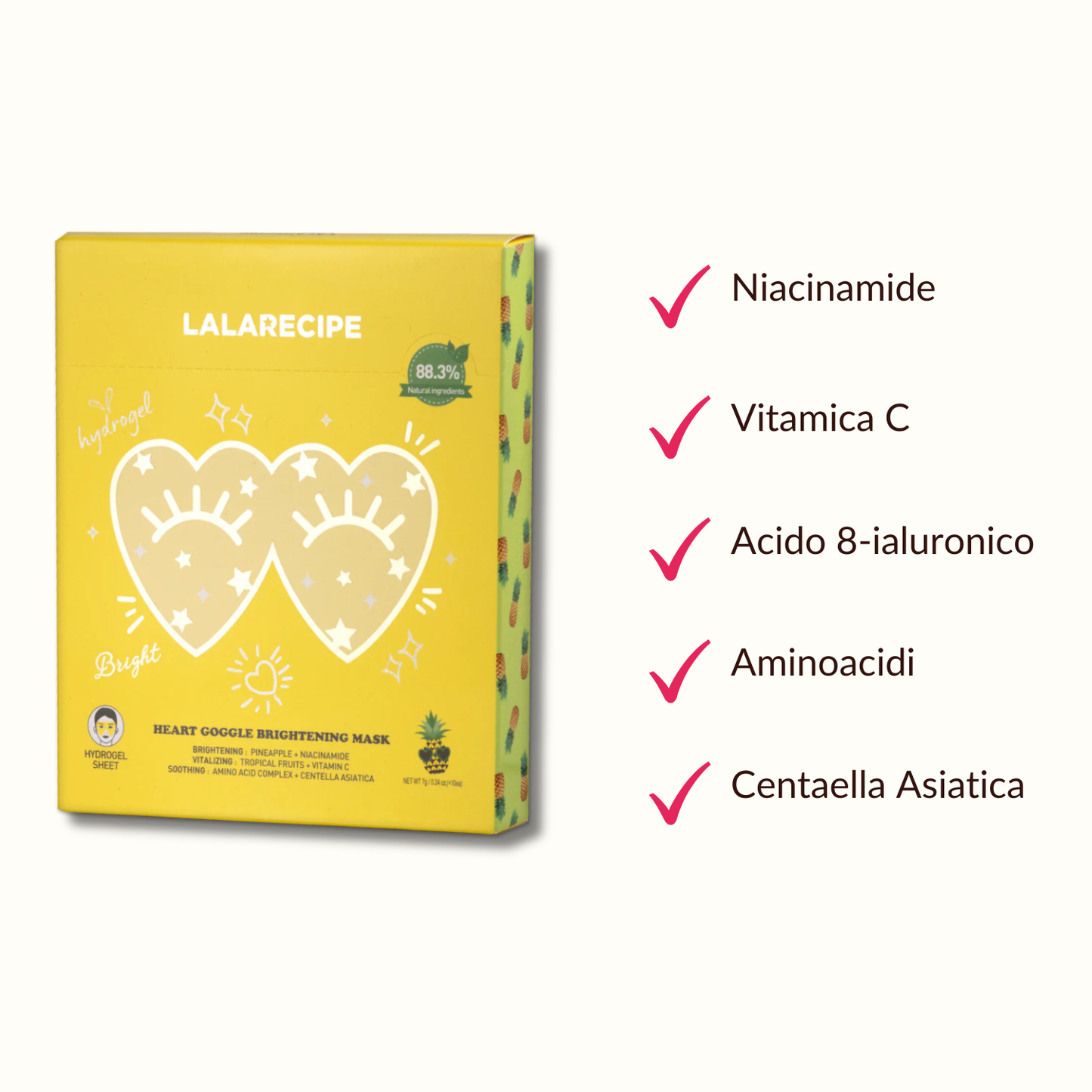 Maschera Viso - Estratto di Ananas
