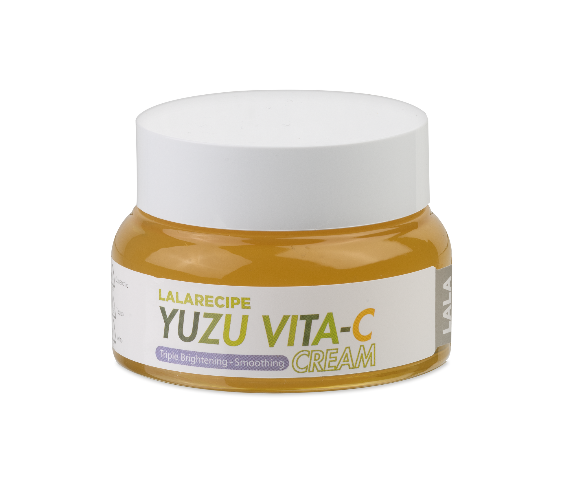 Texture soffice e idratante della crema viso allo Yuzu per una pelle radiosa.
