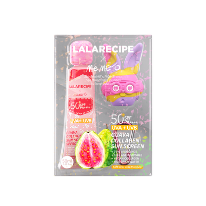 Guava Collagen Sun Cream SPF50+ - Crema solare viso coreana anti-age al collagene.