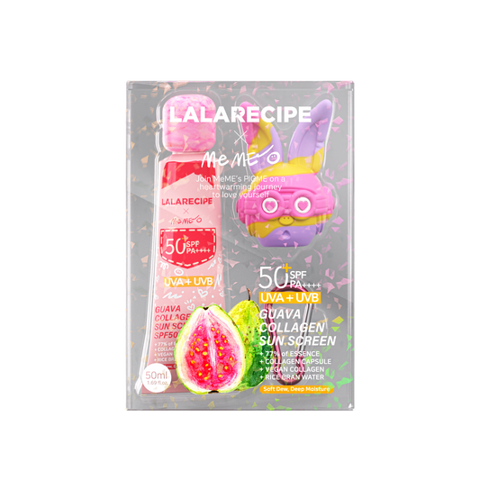 Guava Collagen Sun Cream SPF50+ - Crema solare viso coreana anti-age al collagene.
