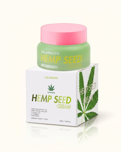 Hemp Seed Cream - Crema viso Idratante e Lenitiva durata 100 ore