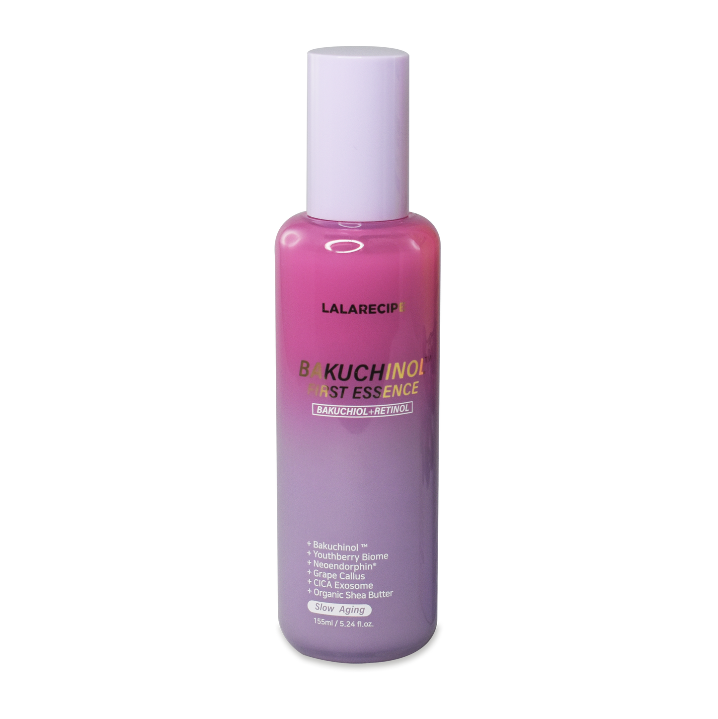 Lalarecipe Bakuchinol First Essence - Essenza viso coreana al Bakuchiolo e Retinolo per pelle matura e sensibile.