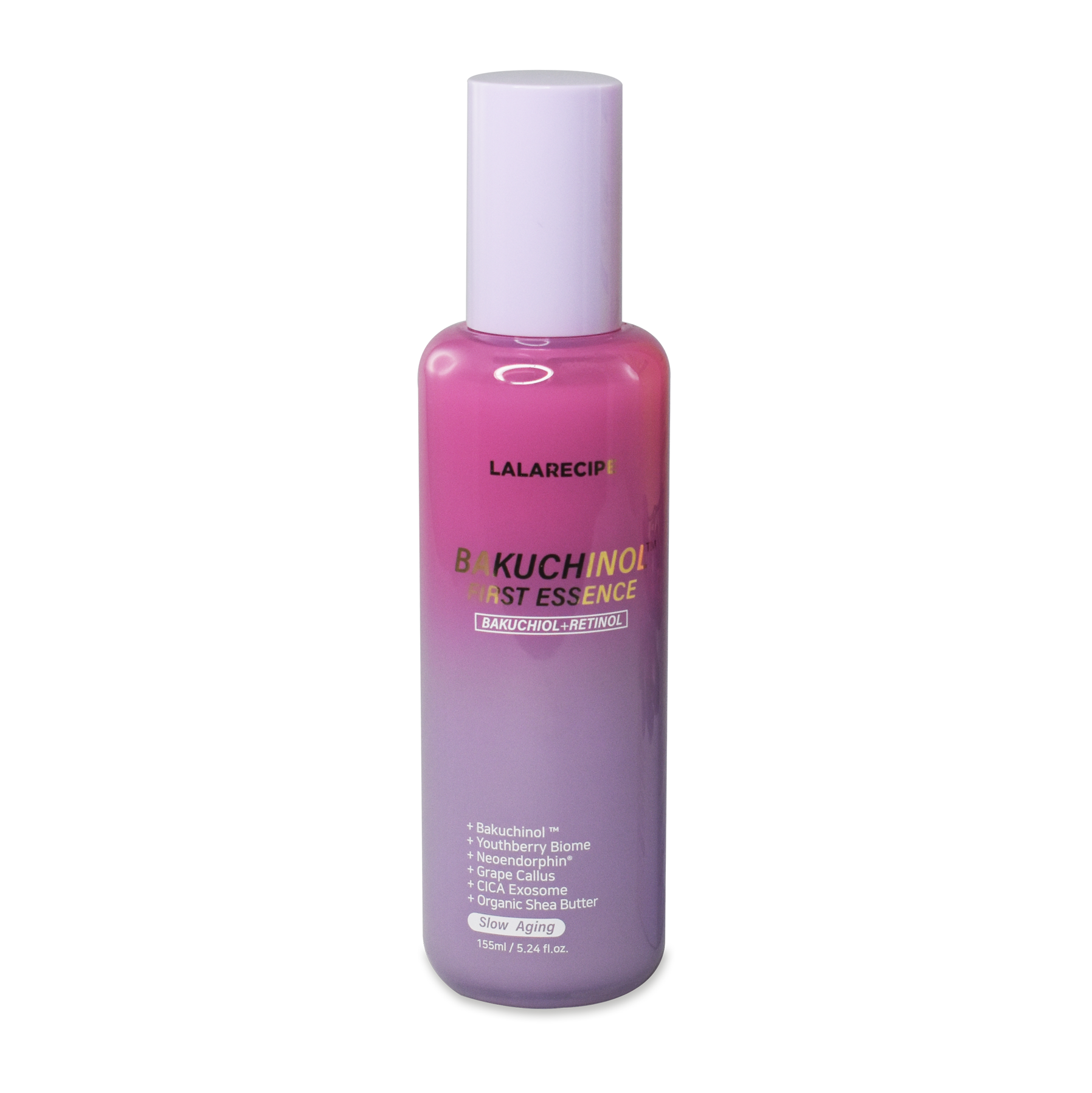 Lalarecipe Bakuchinol First Essence - Essenza viso coreana al Bakuchiolo e Retinolo per pelle matura e sensibile.