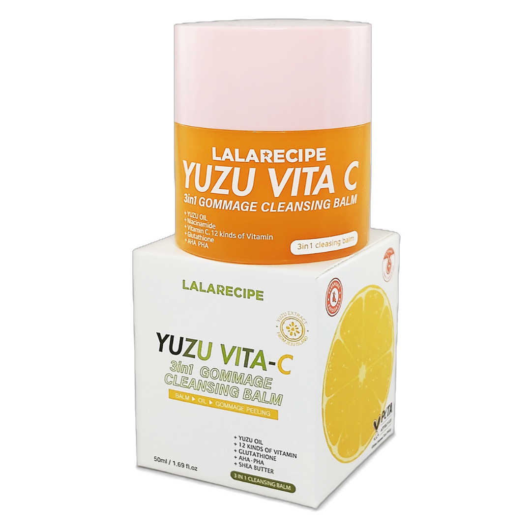 Yuzu Vita C Gommage Cleansing Balm - Balsamo detergente ed esfoliante viso coreano