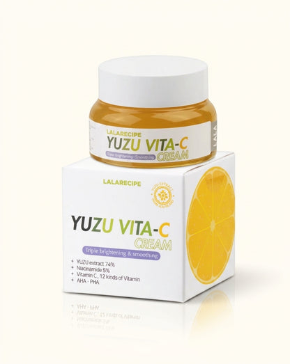 Yuzu Vita-C Cream - Crema Viso Rivitalizzante, Schiarente e Unificante