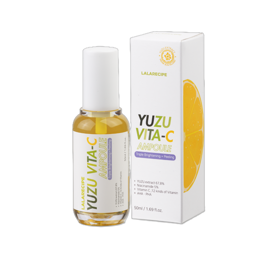 Yuzu Vita C Ampoule - Siero viso coreano illuminante alla Vitamina C e Yuzu.