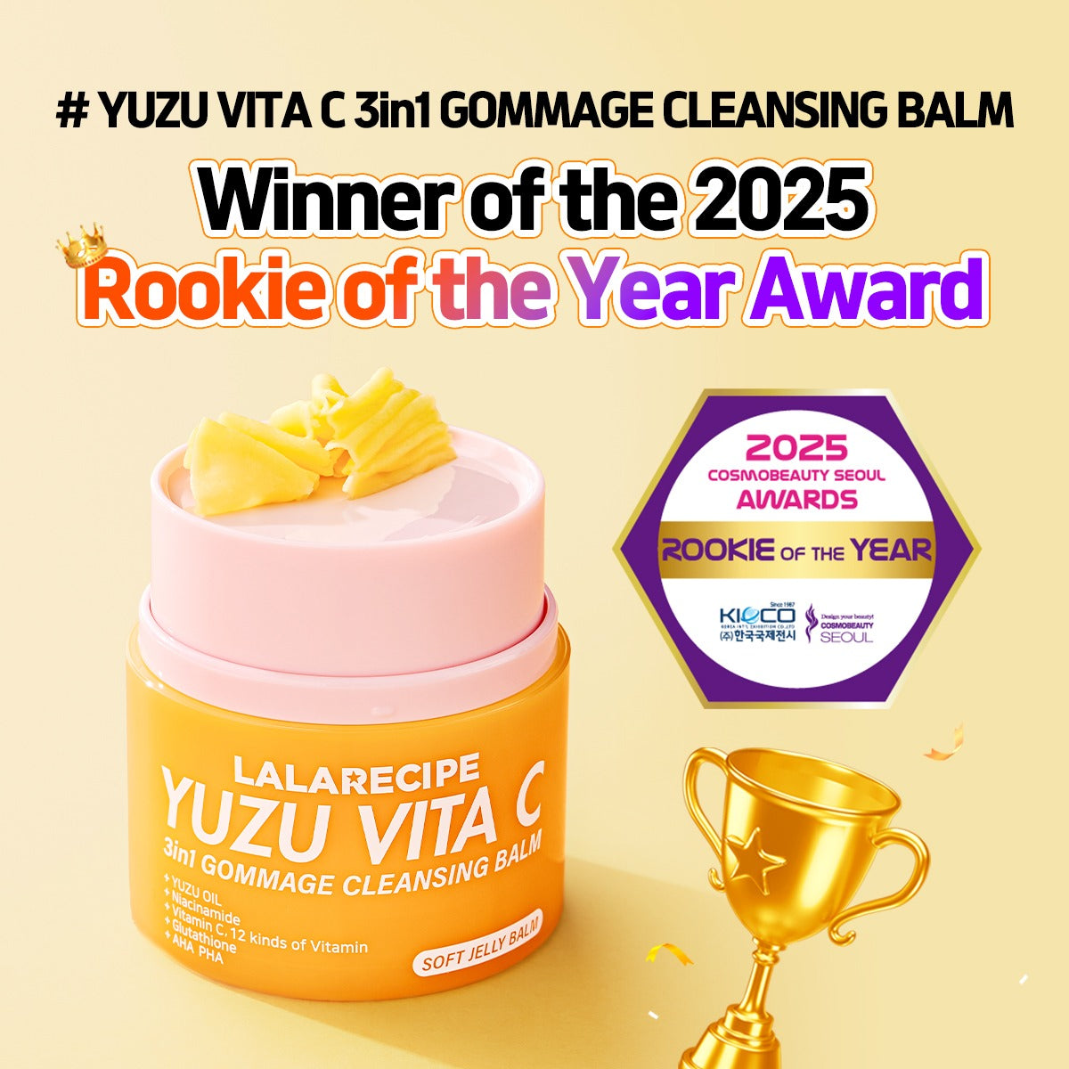 Yuzu Vita C Gommage Cleansing Balm - Balsamo Detergente Esfoliante