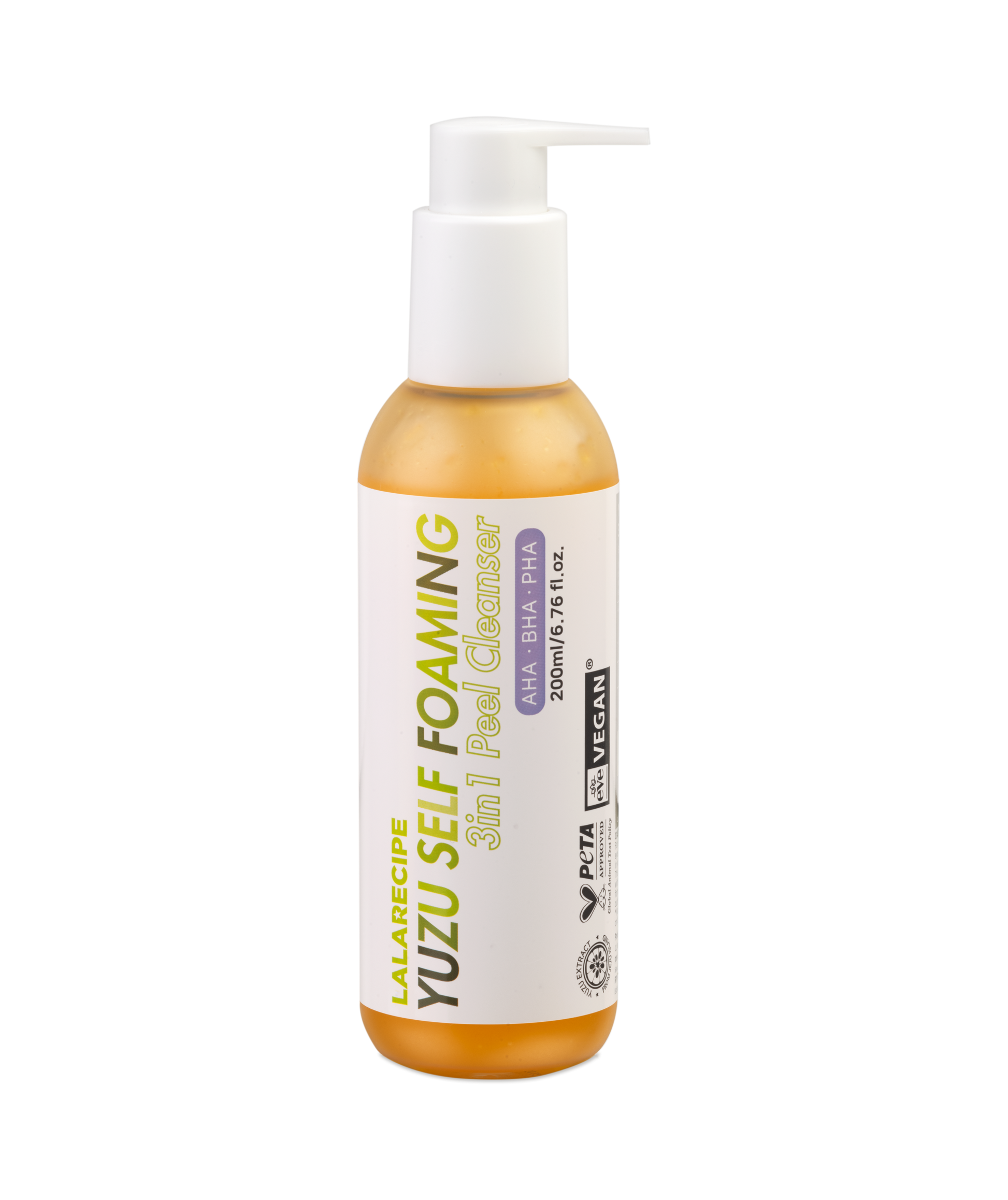 Yuzu Vita C Self Foaming - Detergente viso coreano 3 in 1 con Vitamina C.