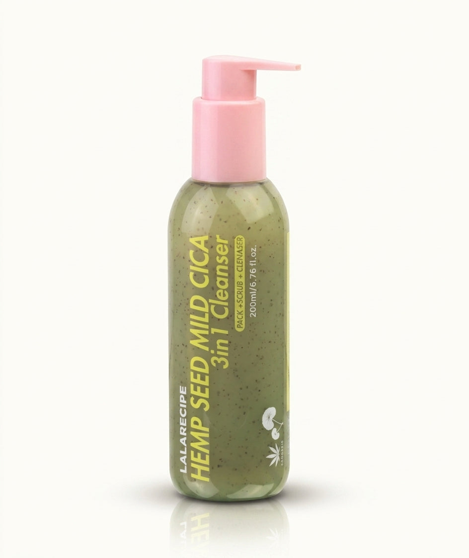 Hemp Seed Self Foaming - Detergente  3in1 idratante anti-macchie