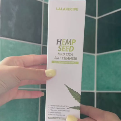 Hemp Seed Self Foaming - Detergente  3in1 idratante anti-macchie